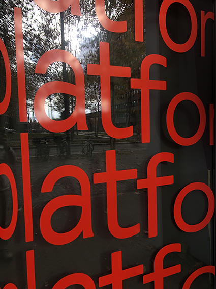 Adhésif lettrage vitrine