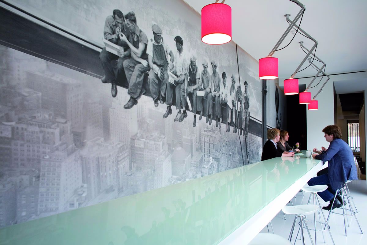 Toile tendue espace de bureaux