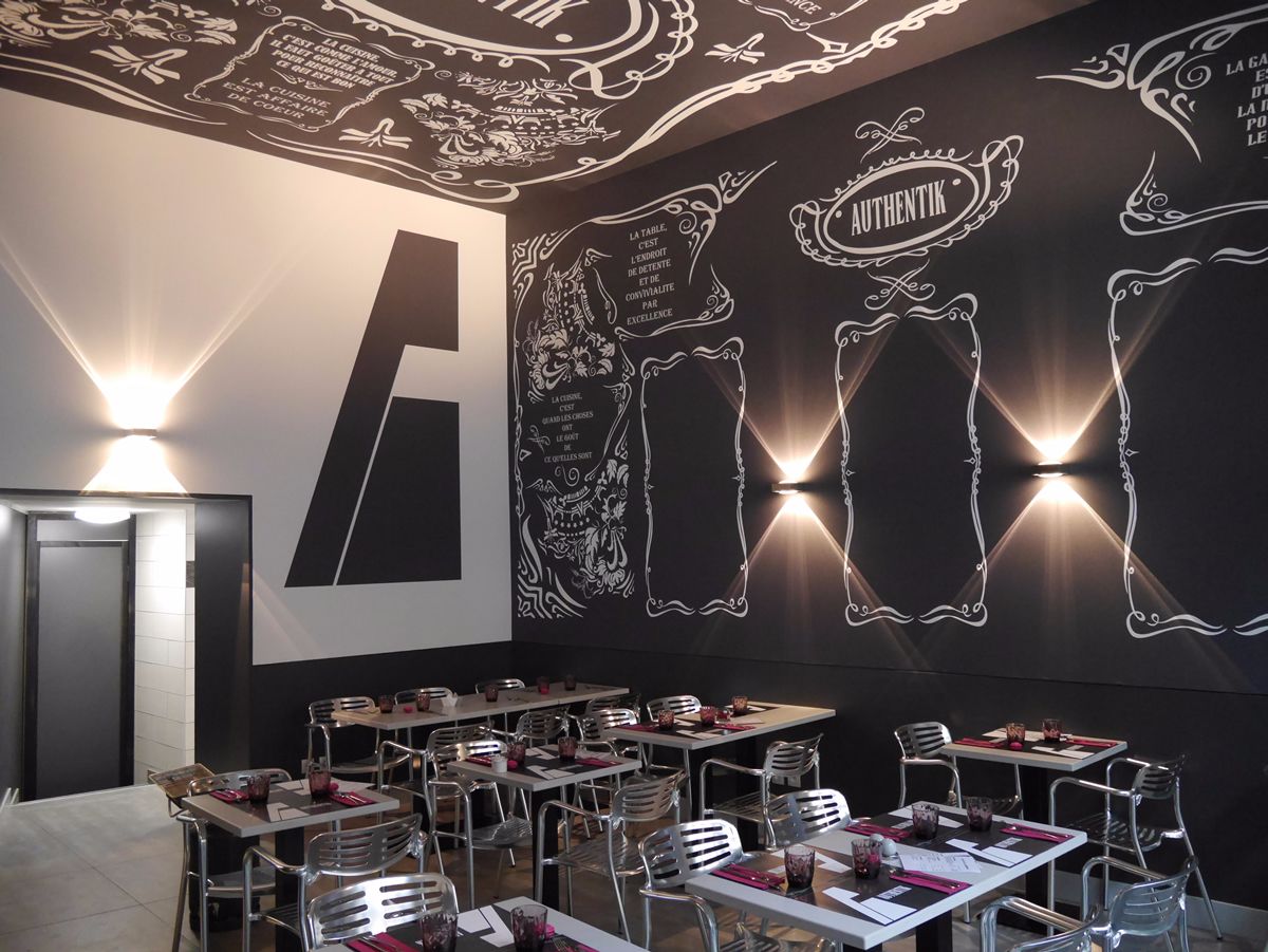 Toile tendue restaurant Paris